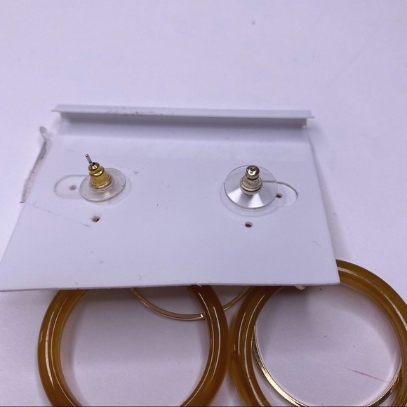 Panacea resin earrings neutral dangle NWT - Picture 1 of 4